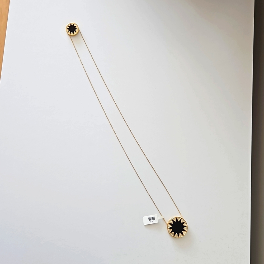 House of Harlow 1960 double sunburst necklace